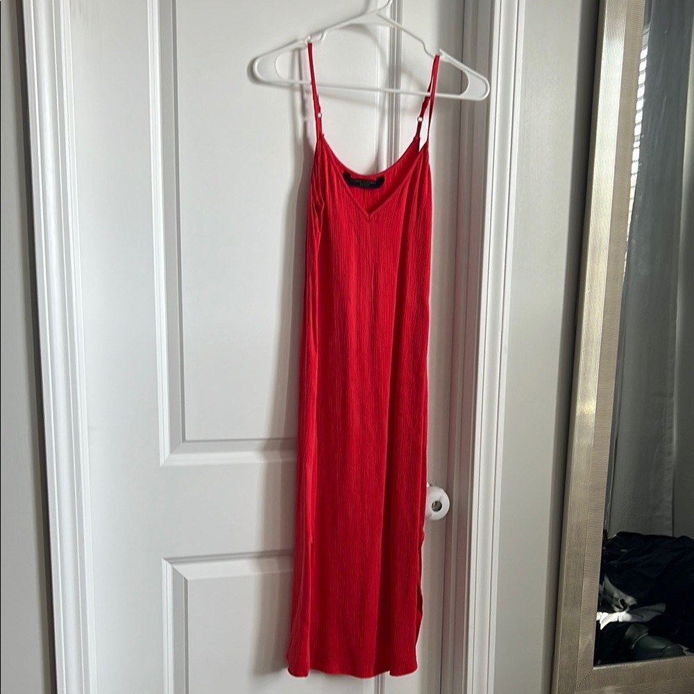 Elegant Red Maxi Dress